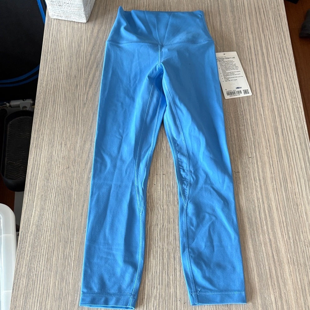 Lululemon Align High-Rise Crop 23” Poolside Blue Size 0 NWT